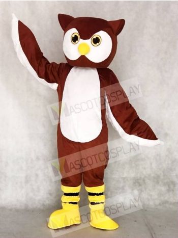 Brown Ollie Owl Mascot Costumes Animal