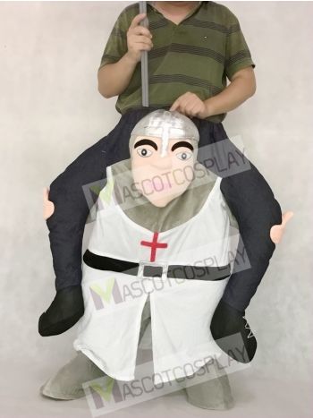 The Crusades Piggy Back Carry Me Mascot Costume Crusader Knight Suit