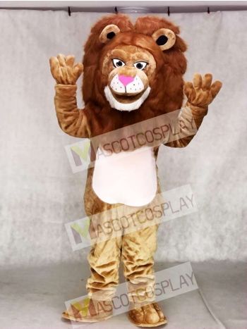 Adult Fierce Wally Lion Mascot Costume