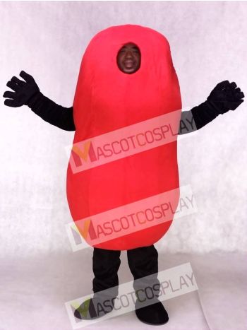 Custom Color Red Kidney Bean Mascot Costumes