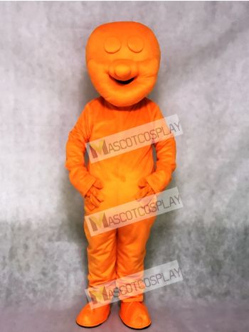 Orange Jelly Baby Snack Mascot Costume