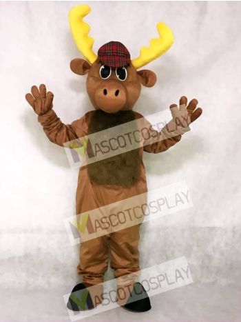 Hunter Moose Mascot Costume
