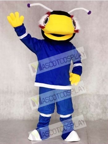 Tampa Bay Lightning Thunderbug Mascot Costumes Black and Yellow Bug Insect