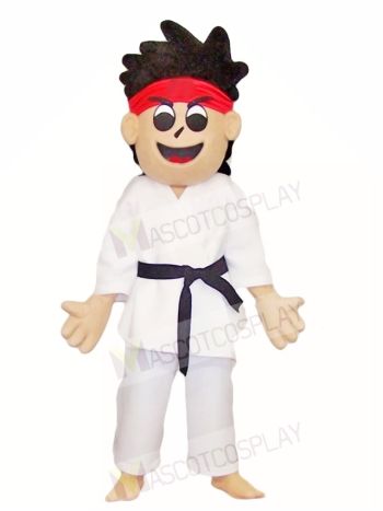 Karate Kid Boy Mascot Costumes People 