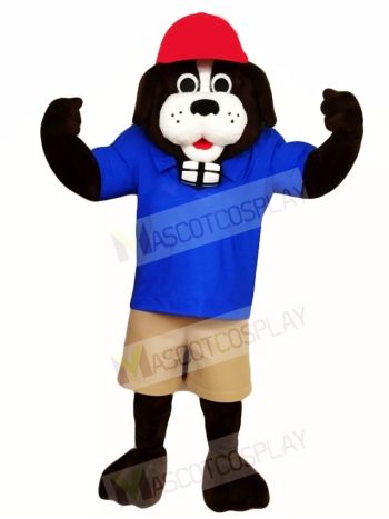 Saint Bernard Dog Mascot Costumes Animal  