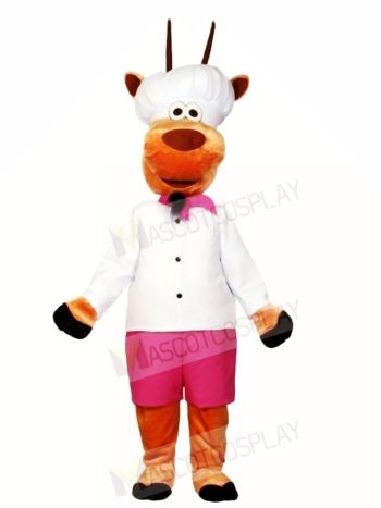 Cartoon Cook Sheep Mascot Costumes Animal