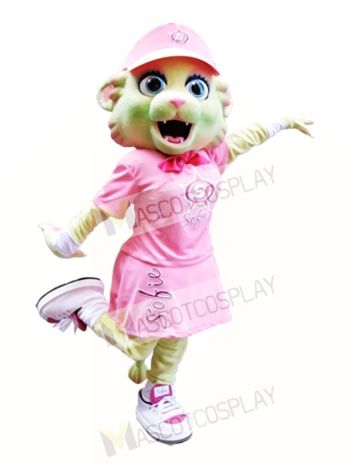 Pink Cat Mascot Costume Pink Kitten Mascot Costumes