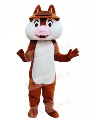 Two Teeth Squirrel Mascot Costumes Animal 