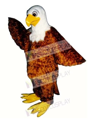 Cute Friendly Eagle Mascot Costume