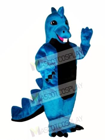 Blue Dino Mascot Costume