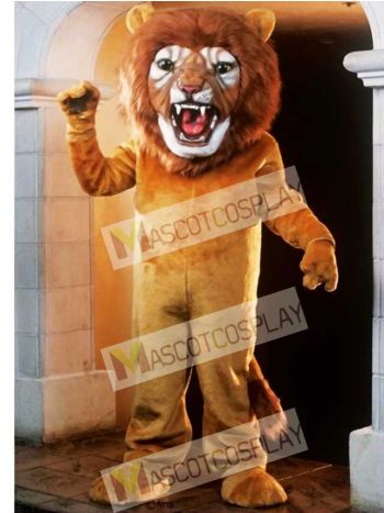 Cute Super Lion Mascot Costume