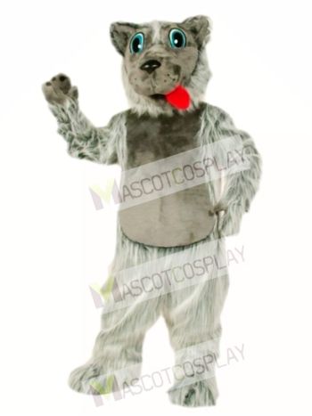 Cute Lobo Dog Mascot Costume