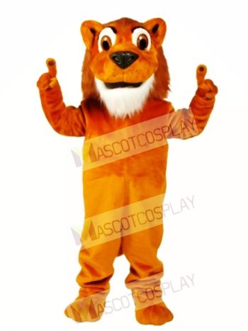 Cute Larry Lion Mascot Costume