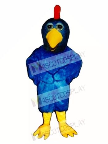 Cute Dumb Cluck Chick Cock Rooster Mascot Costume