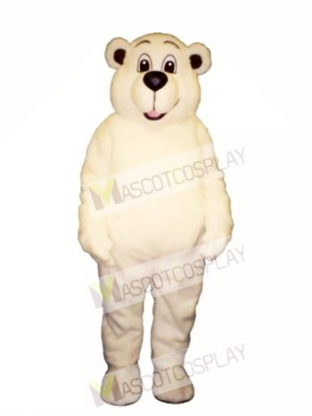 Johnnie Polar Bear Mascot Costume