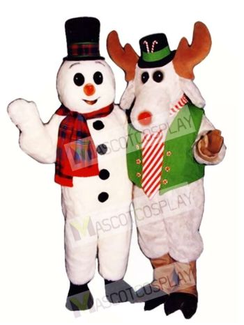 Cute Peppermint Mousse with Lite-up Nose & Hat Mascot Costume