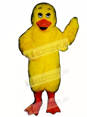 Cute Sleepy Duck Mascot Costume