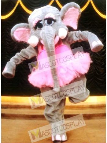 Cute Elephant Mascot Costume