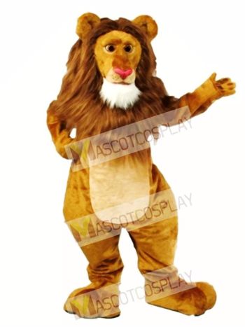 Cute Wally Lion Mascot Costume