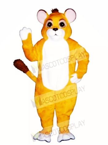 Cute Lion Cub Mascot Costume