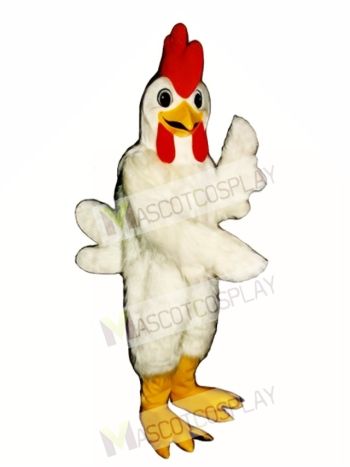 Cute Friendly Chicken Mascot Costume
