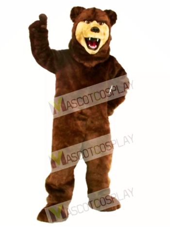 New Grizzly Bear Mascot Costume