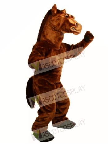 Cute Power Fierce Stallion Horse Mascot Costume
