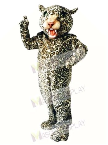Cute Big Cat Leopard Mascot Costume