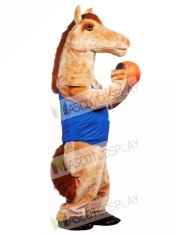 Cute Mustang Mascot Costume