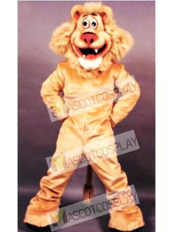 Cute Lionel Lion Mascot Costume