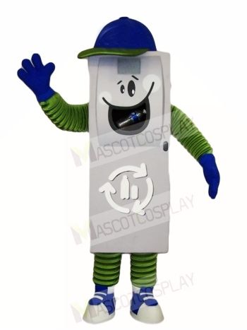 Trash Can Ash Bin Garbage Can Mascot Costumes 