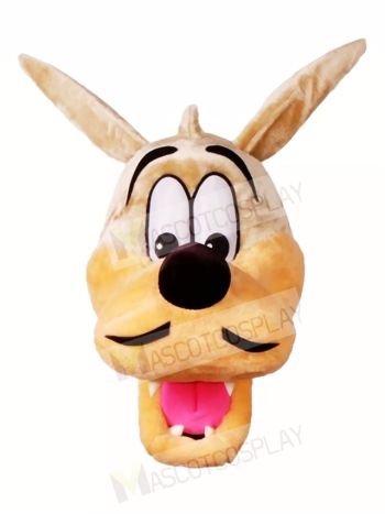 Brown Wolf HEAD ONLY Mascot Costumes Animal