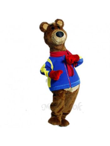 Brisky Bear Mascot Costume
