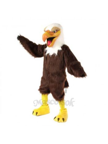 Long Hair Plush Hawk Falcon Eagle Mascot Costume