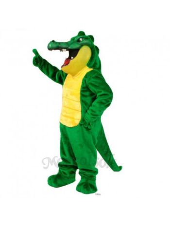 Crunch Gator Crocodile Mascot Costume