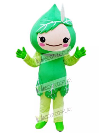 Green Leaves Mascot Costume