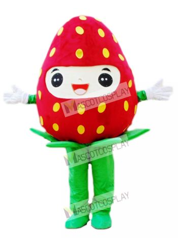 Fresh Strawberry Mascot Costume Fruit 