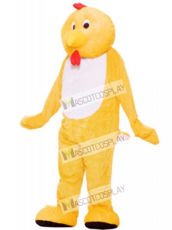 Yellow Chicken Mascot Costume 