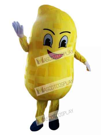 Yellow Peanut Mascot Costume