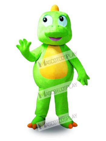 Green Dragon Mascot Costume