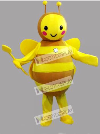 Yellow Bee Mascot Costume