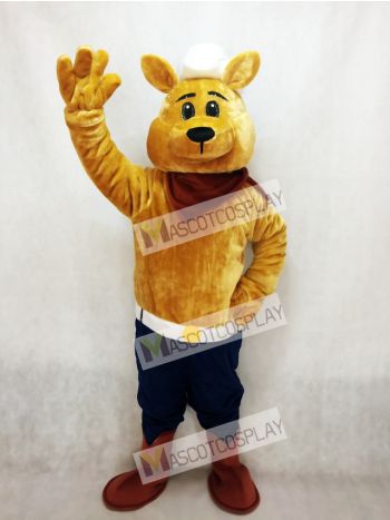 Coyote Wolf Cowboy Mascot Costume