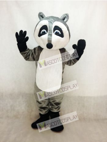 Grey Raccoon Mascot Costume Animal 