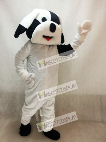 Black and White Dog Mascot Adult Costume Animal 