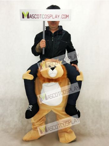 Piggyback Lion Carry Me Ride on Lion Mascot Costume 