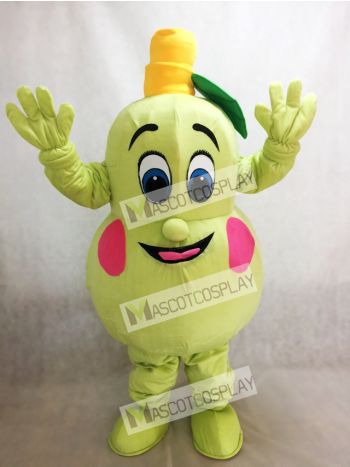 Fresh Pear Mascot Costume Fruit 