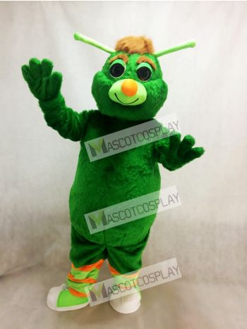 Funny Green Grasshopper Mascot Costume