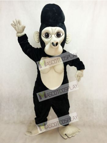Black Silverback Gorilla Mascot Costume