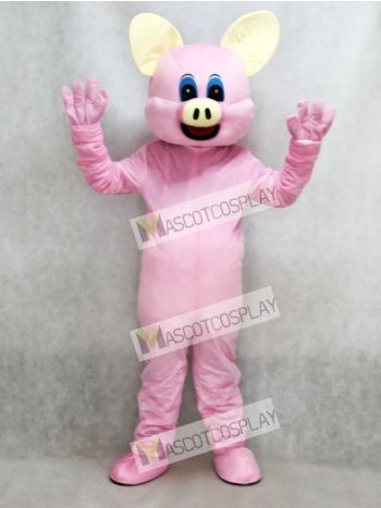 Pink Pig Mascot Adult Costume Animal 