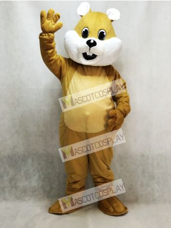Round Head Boy in Red Vest Mascot Costume